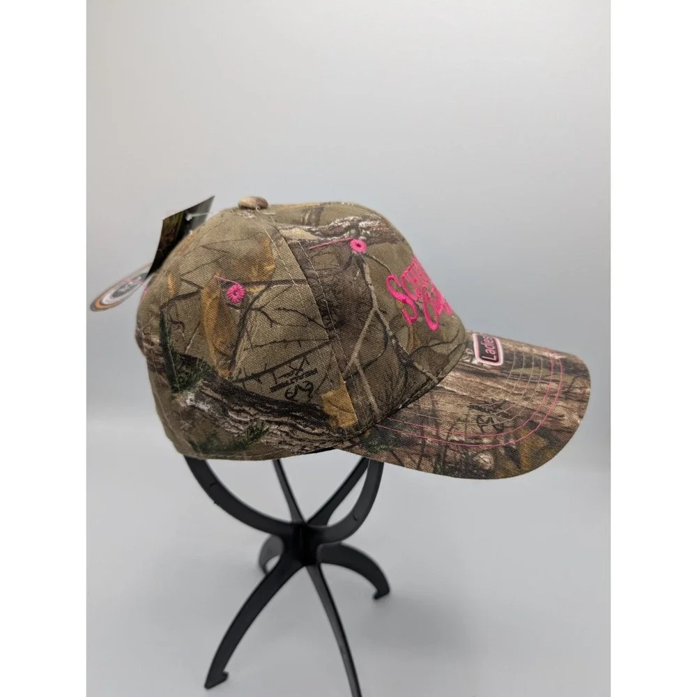 Realtree Camouflage Embroidered Cap Scheels Outfitters Ladies New‎